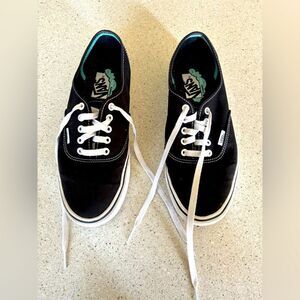 Vans Black Canvas Sneakers, unisex